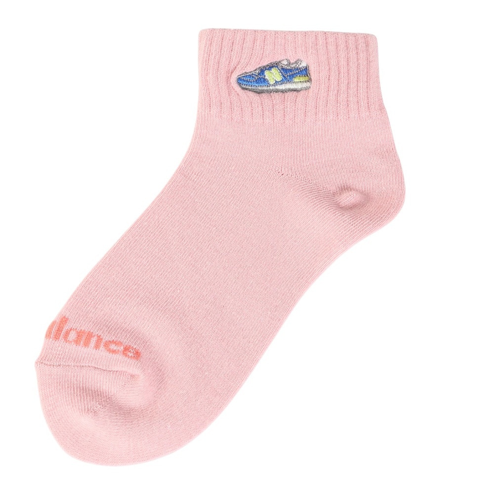 ニューバランス（new balance）（キッズ）靴下 ジュニア ガールズ ソックス 3足組 LAS55654AS1 19-23cm 子供