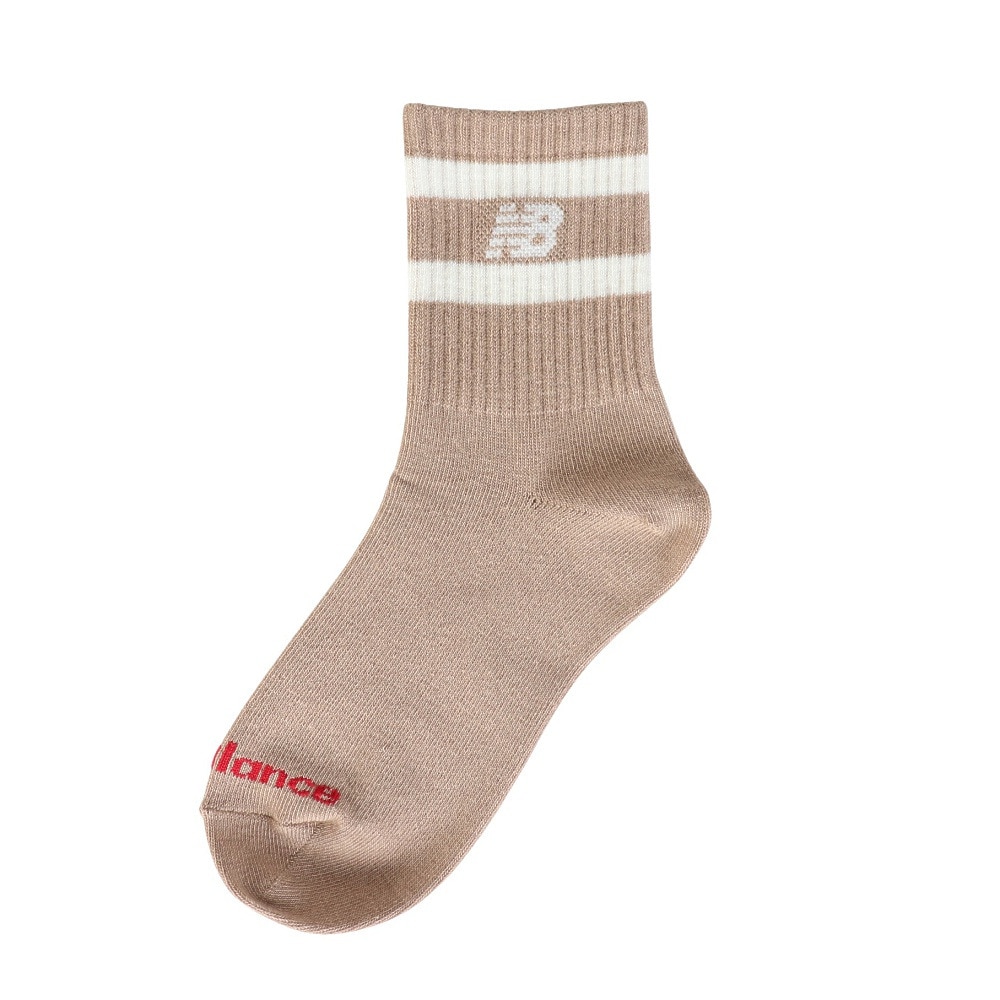 ニューバランス（new balance）（キッズ）ジュニア ショートライン 3足組 ソックス SS-Sサイズ LAS55657AS2 ロゴ入り 新調 シンプル おしゃれ カジュアル 