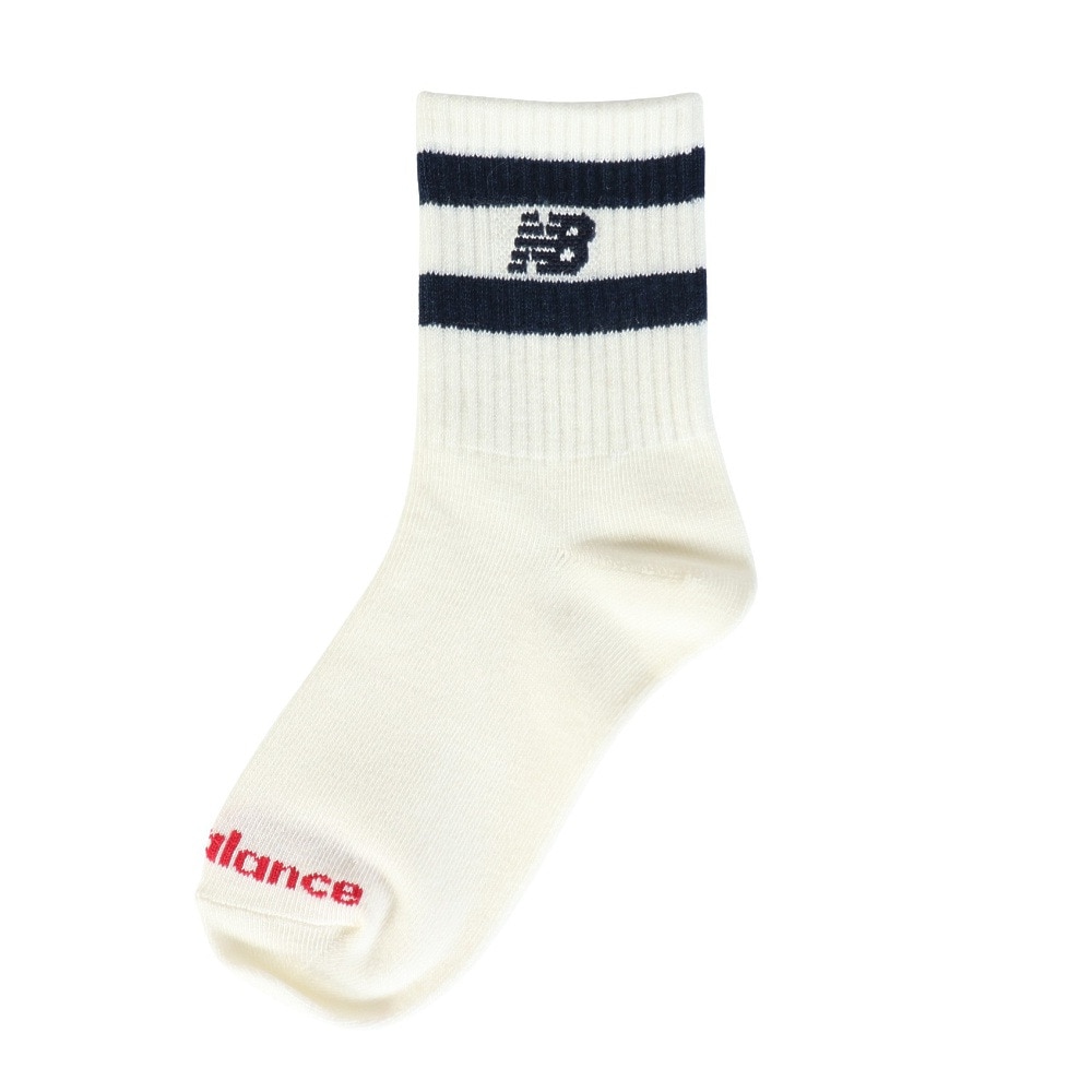 ニューバランス（new balance）（キッズ）ジュニア ショートライン 3足組 ソックス SS-Sサイズ LAS55657AS2 ロゴ入り 新調 シンプル おしゃれ カジュアル 