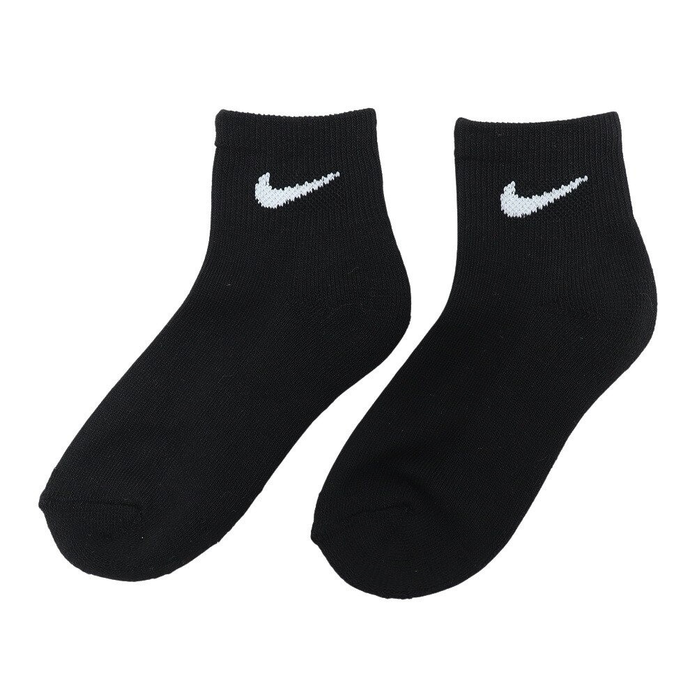 ナイキ（NIKE）（キッズ）ジュニア アンクルソックス 3足組 グレー 18センチ UN0026-W2F ベーシックソックス 学生 部活 カジュアル シンプル おしゃれ 新調 