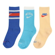 ナイキ（NIKE）（キッズ）ボーイズ HERITAGE クルー丈ソックス 3足組 BN0826-U89