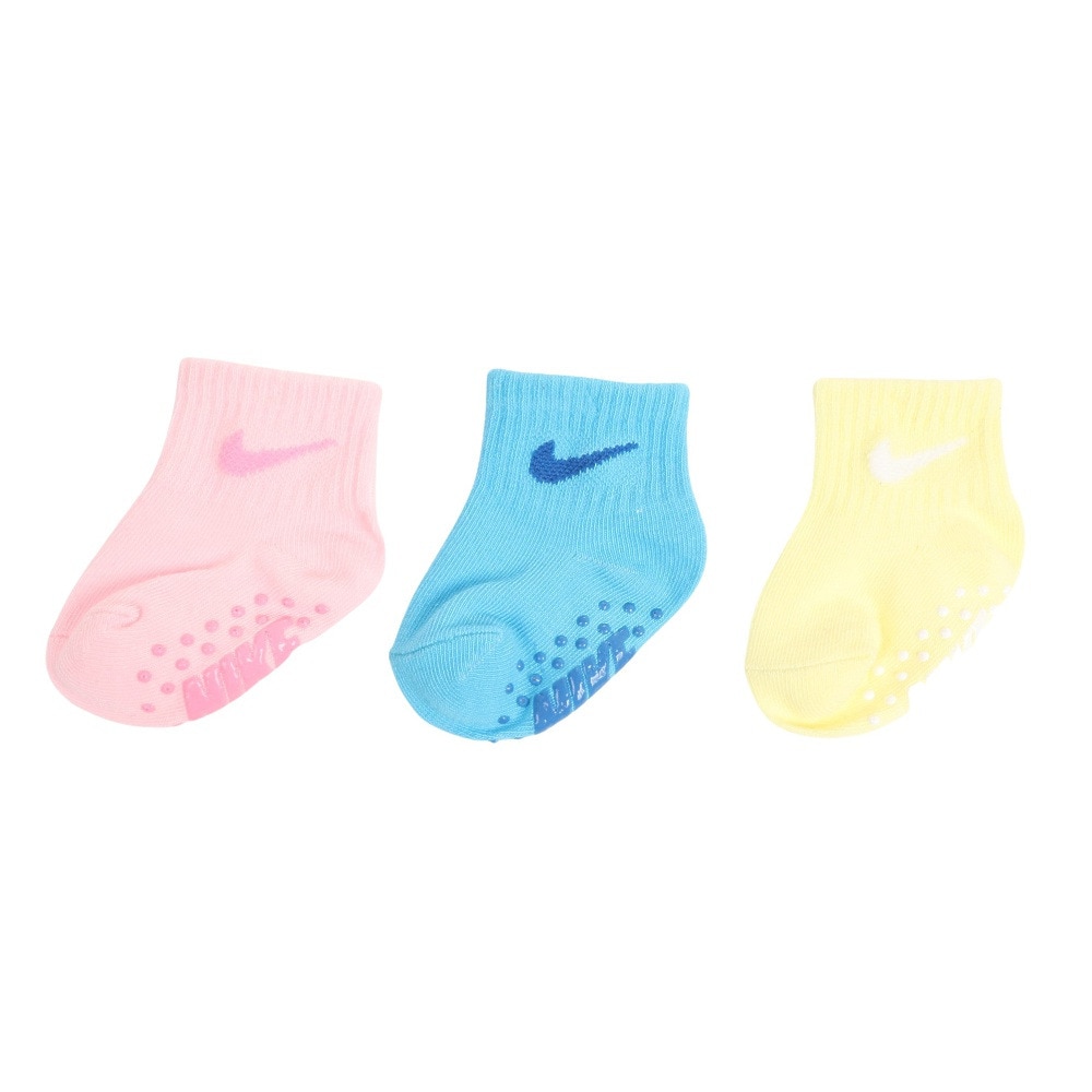 ナイキ（NIKE）（キッズ）キッズ ガールズ アンクルソックス 3足組 NN0754-A9Y