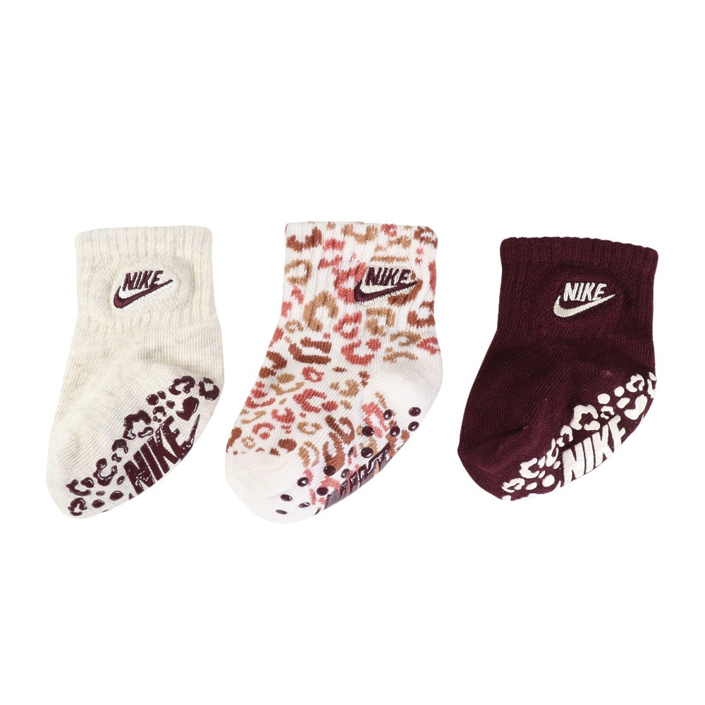 ナイキ（NIKE）（キッズ）靴下 INFANT TODDLER 3足組 アンクルソックス NN0879-W67