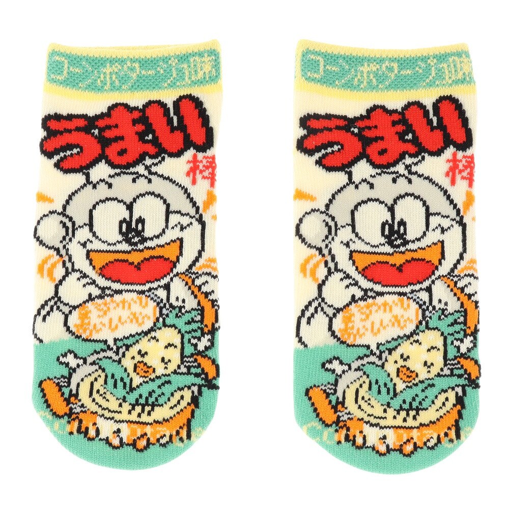  ジュニア ソックス うまい棒 コーンポタージュ味 JGS0214
