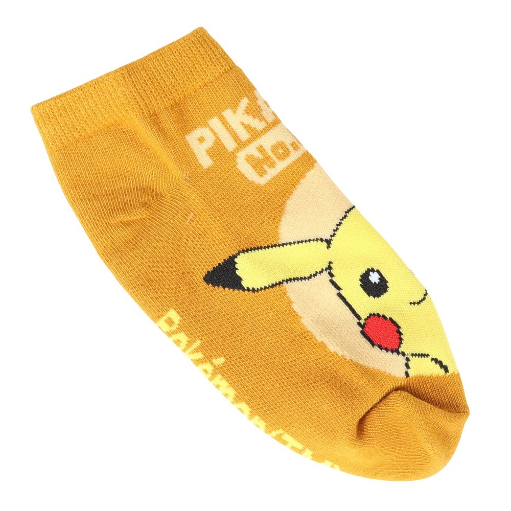 ポケモン（キッズ）キャラックス ポケモン ピカチュウ ロゴ ジュニア ソックス SMP PM1364J