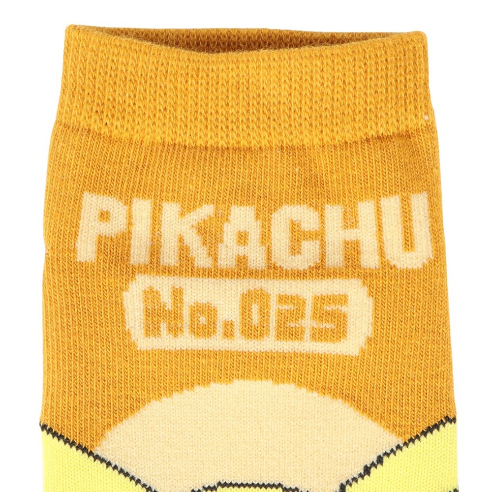 ポケモン（キッズ）キャラックス ポケモン ピカチュウ ロゴ ジュニア ソックス SMP PM1364J