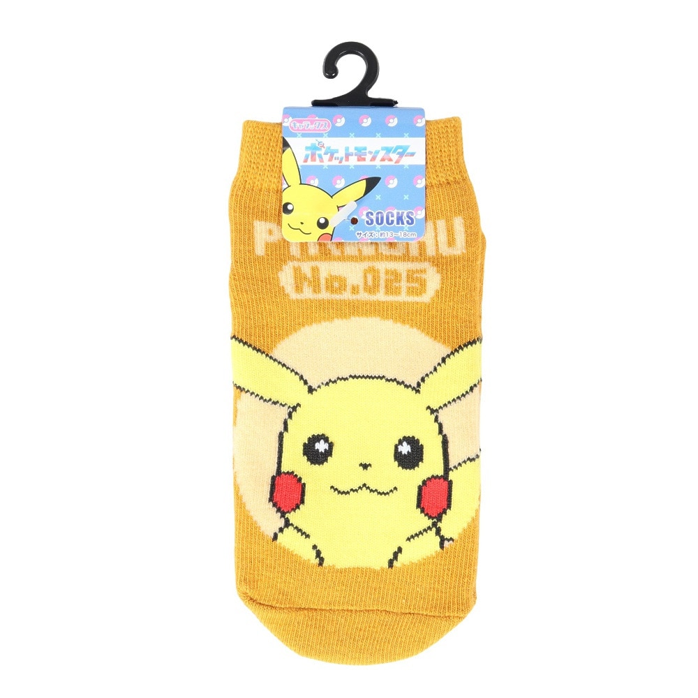 ポケモン（pokemon）（キッズ）キャラックス ポケモン ピカチュウ ロゴ キッズ ソックス SMP PM1369J