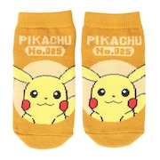 (キッズ)キャラックス ポケモン ピカチュウ ロゴ キッズ ソックス SMP PM1369J