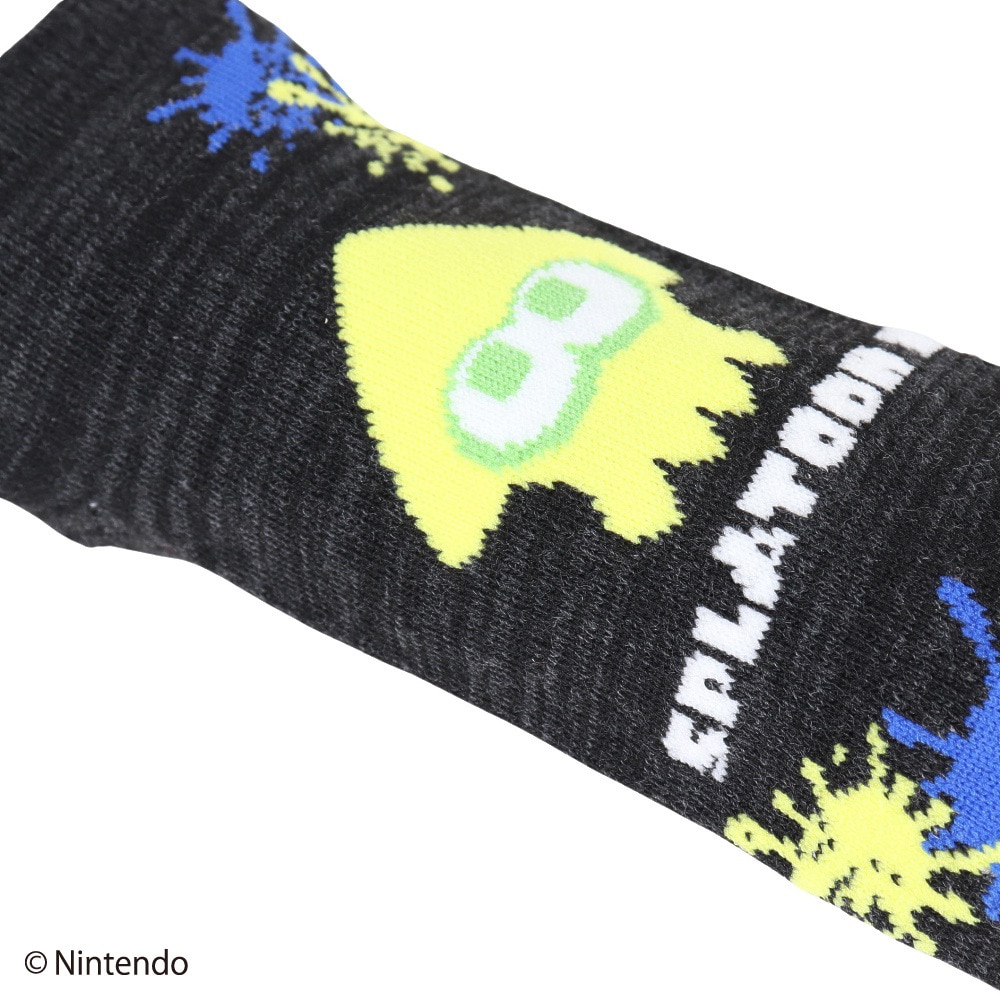 スプラトゥーン 3（Splatoon 3）（キッズ）ショートソックス センターイカロゴ 4550269251836