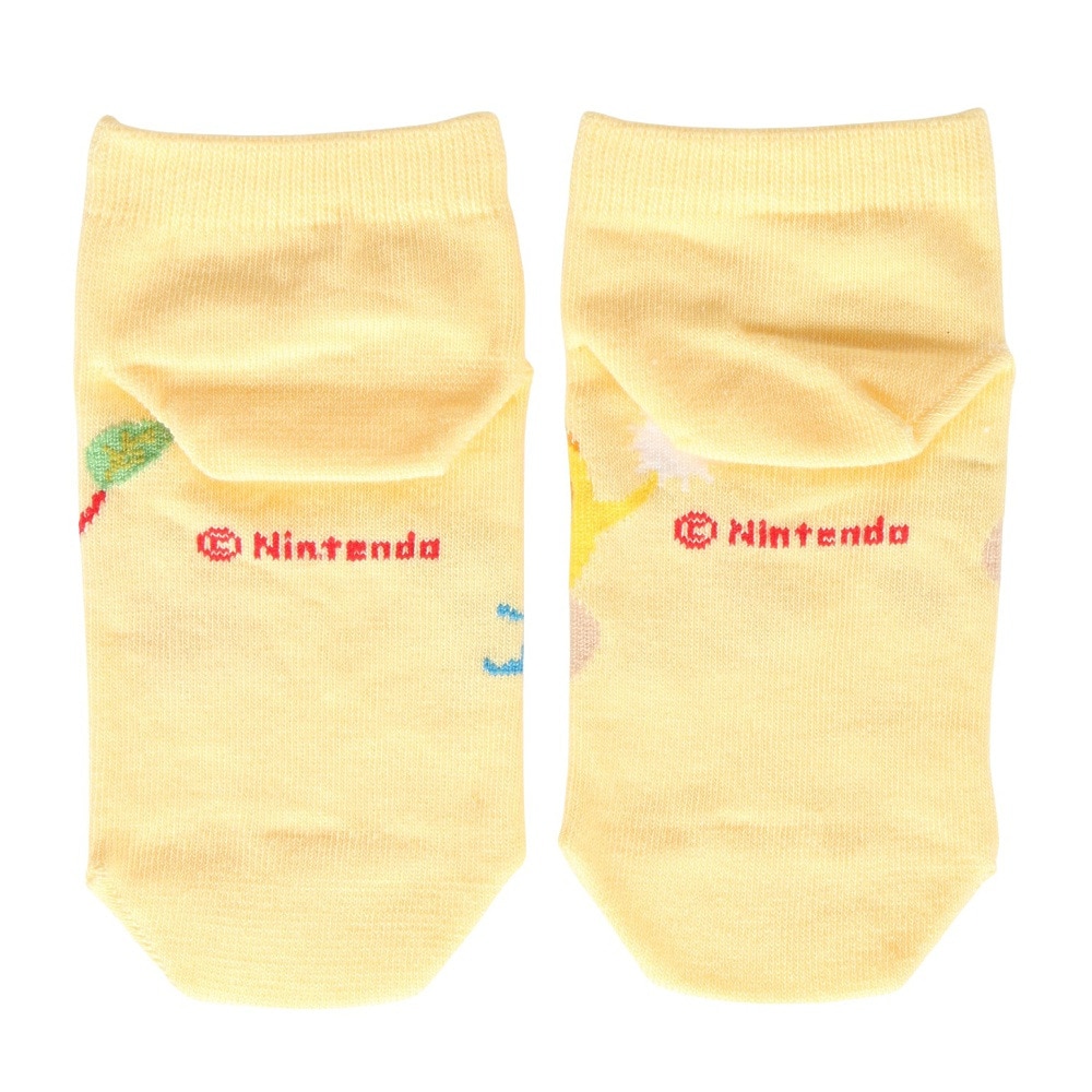 ピクミン（キッズ）ジュニア アンクル丈ソックス ピクミン 行進 SN1520 70U28400L