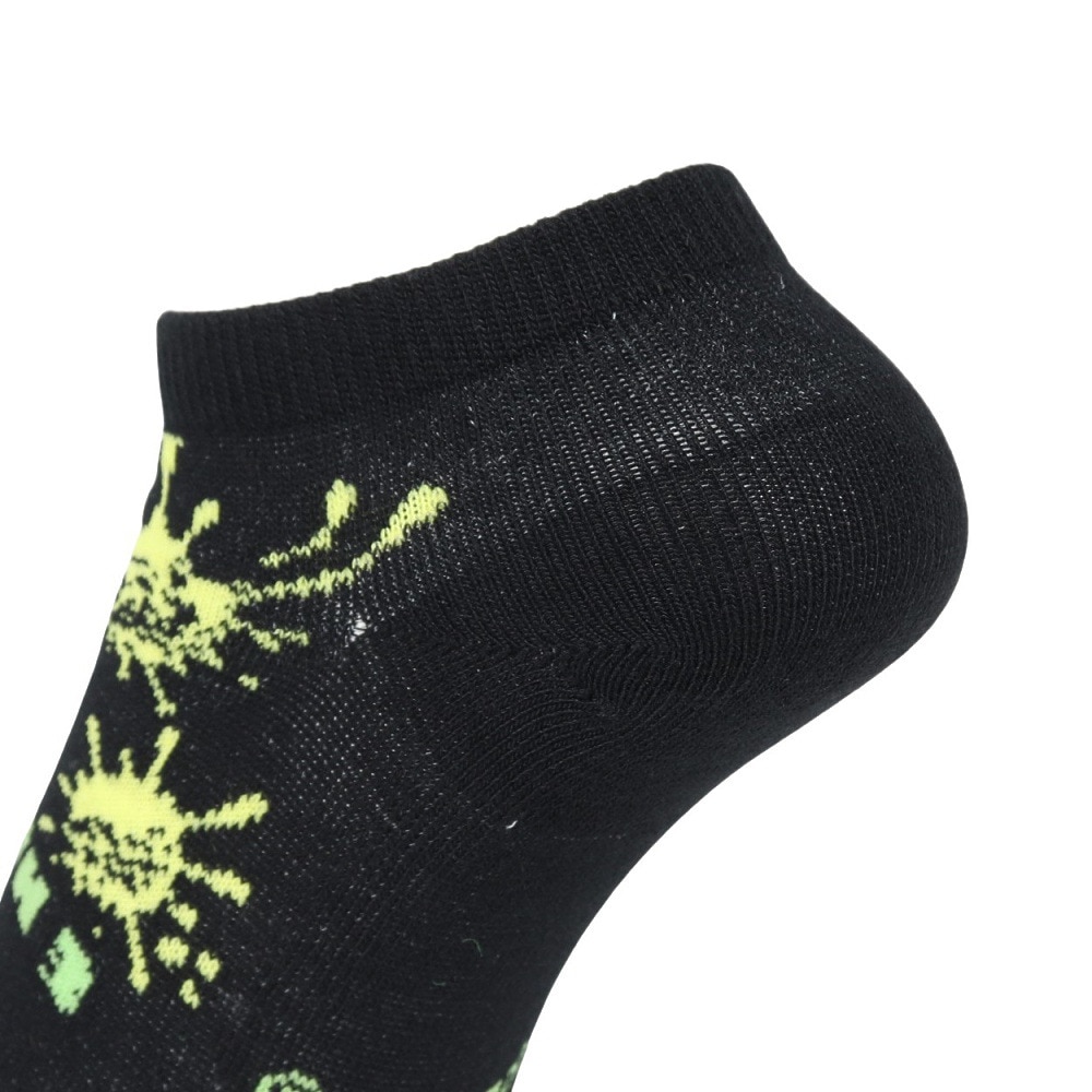 スプラトゥーン（Splatoon）（レディース、キッズ）ジュニア アンクル丈ソックス スプラトゥーン イカタコセンターロゴ SN1924 70U28110H