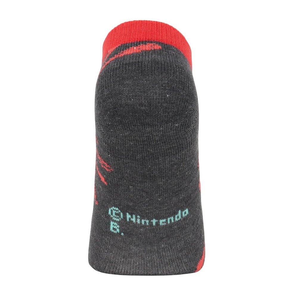 スプラトゥーン（Splatoon）（レディース、キッズ）ジュニア アンクル丈ソックス スプラトゥーン インクサイドロゴ SN1924 70U28111F