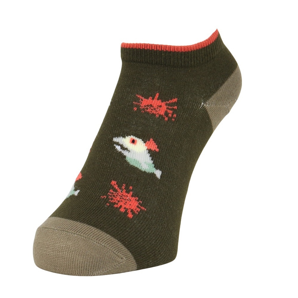 スプラトゥーン（Splatoon）（レディース、キッズ）ジュニア アンクル丈ソックス スプラトゥーン インクコジャケ 総柄 SN1924 70U28112R