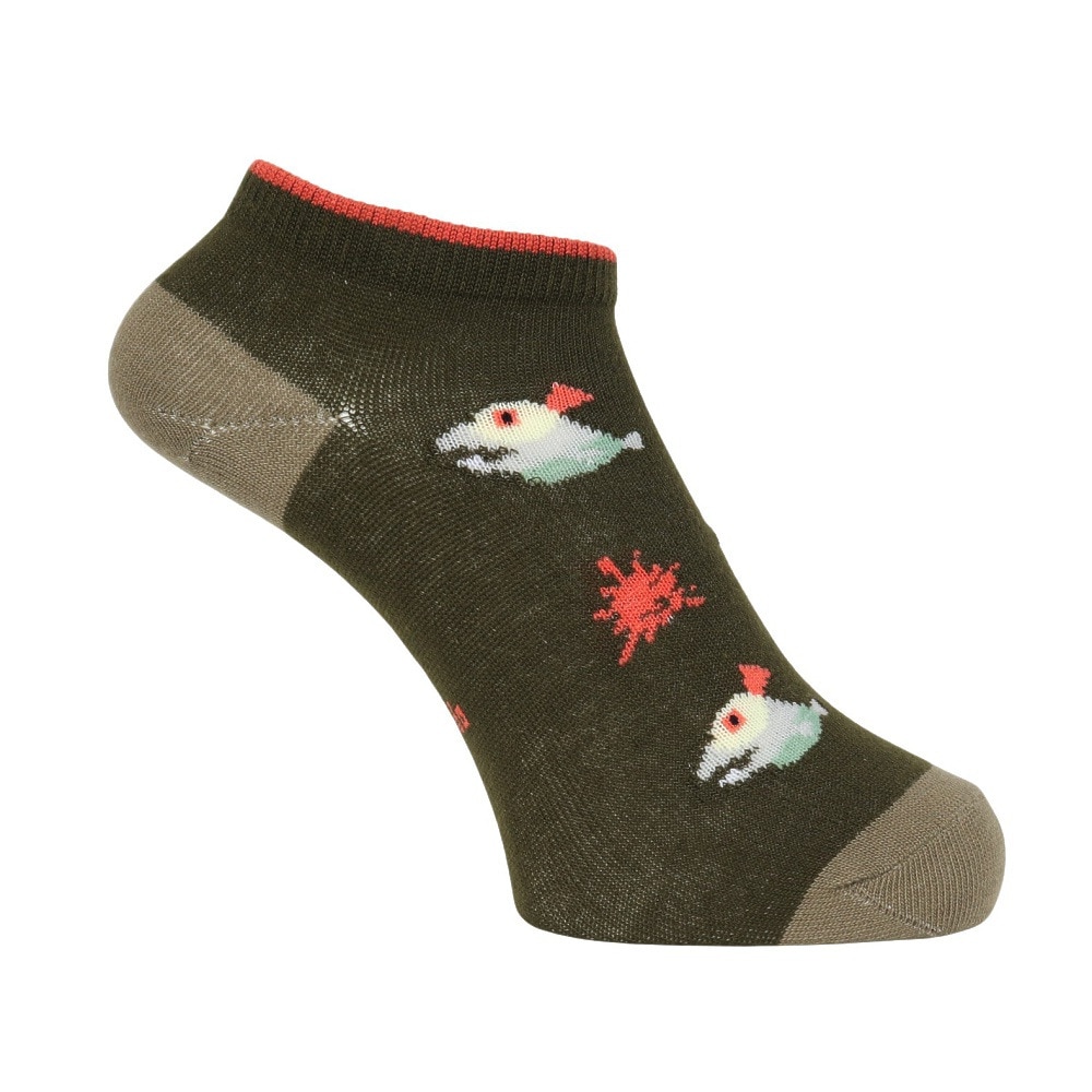 スプラトゥーン（Splatoon）（レディース、キッズ）ジュニア アンクル丈ソックス スプラトゥーン インクコジャケ 総柄 SN1924 70U28112R