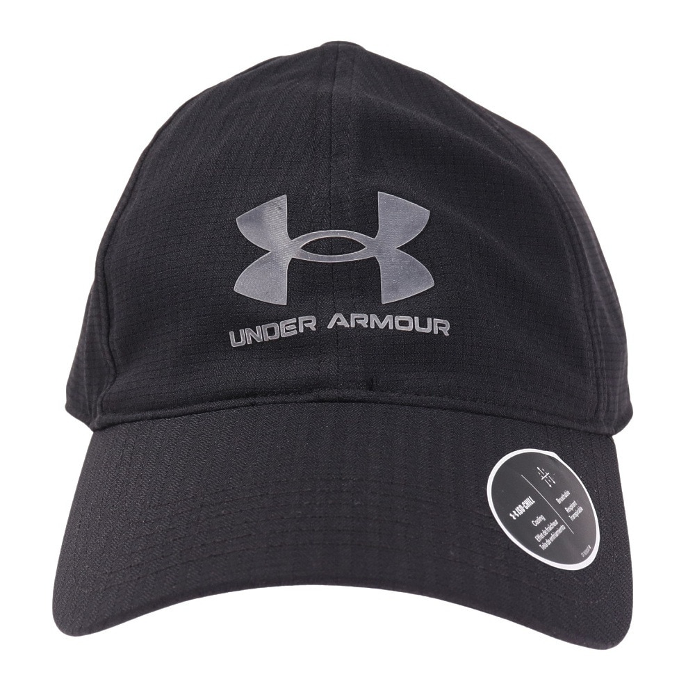 アンダーアーマー（UNDER ARMOUR）（メンズ）帽子 メンズ Iso-Chilll Armourvent ADJ キャップ 1361528 BLK/PCG ACC 日よけ ランニングキャップ