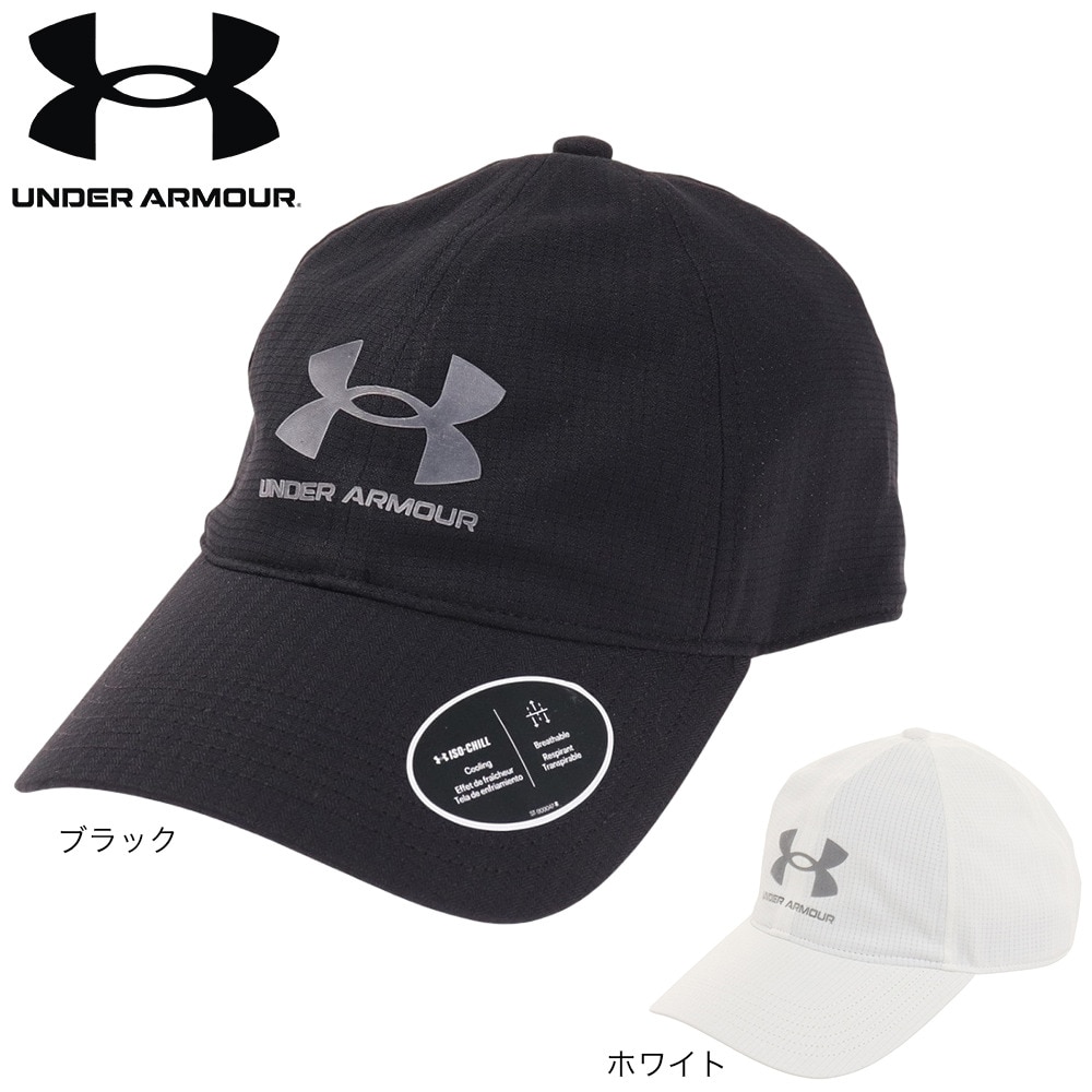 アンダーアーマー（UNDER ARMOUR）（メンズ）帽子 メンズ Iso-Chilll Armourvent ADJ キャップ 1361528 BLK/PCG ACC 日よけ ランニングキャップ