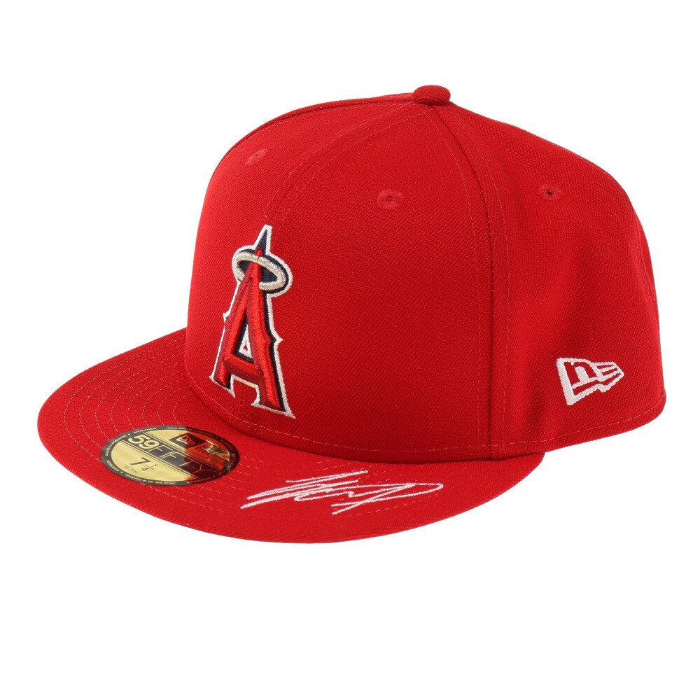 ニューエラ（NEW ERA）（メンズ、レディース）大谷翔平選手 MVP記念モデル グッズ 限定 ロサンゼルス エンゼルス シルエット 59FIFTY 13272861 帽子 キャップ