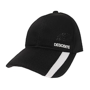 デサント（DESCENTE）（メンズ）撥水 ダブルメッシュキャップ DMATJC001BK 帽子 熱中症対策