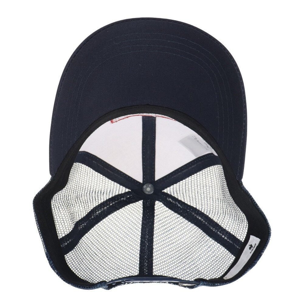 ルコックスポルティフ（lecoqsportif）（メンズ）バックメッシュキャップ QMATJC20 NVWH 帽子 熱中症対策