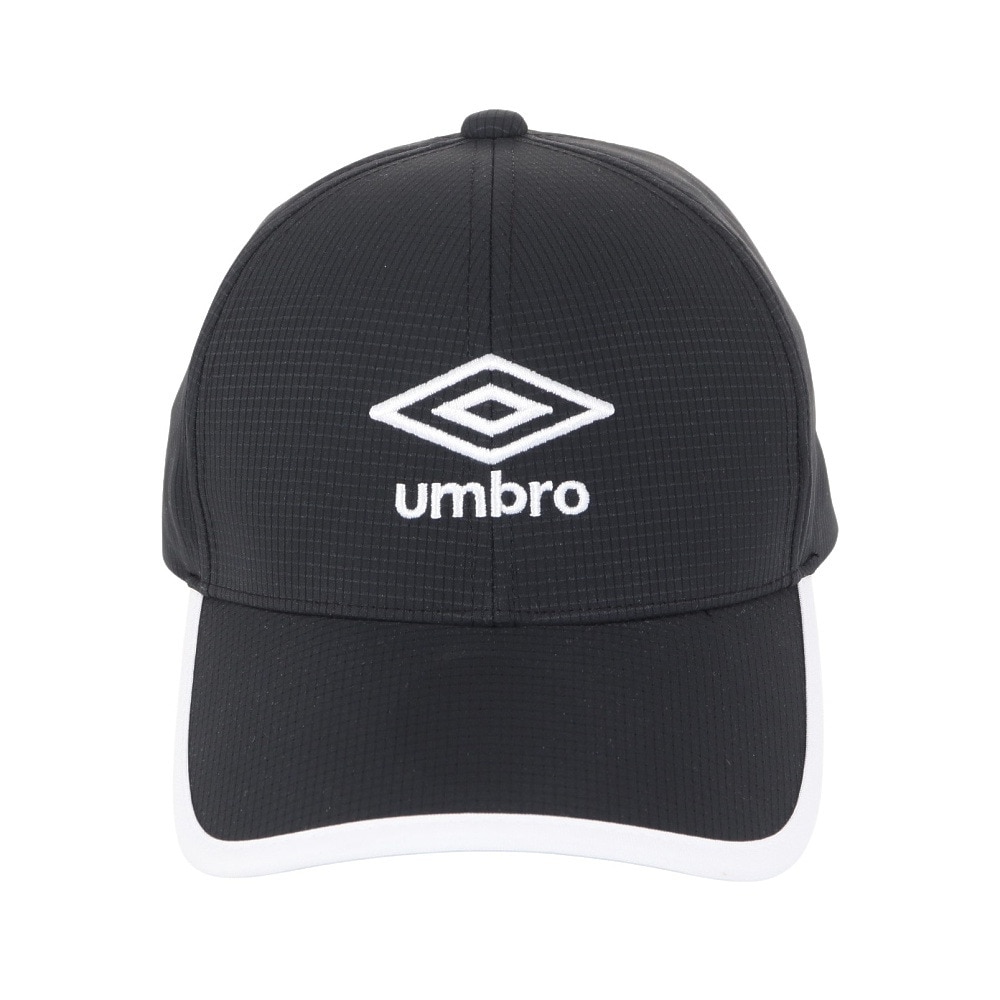アンブロ（UMBRO）（メンズ）はっ水メッシュキャップ UUAXJC04 BK 熱中症対策