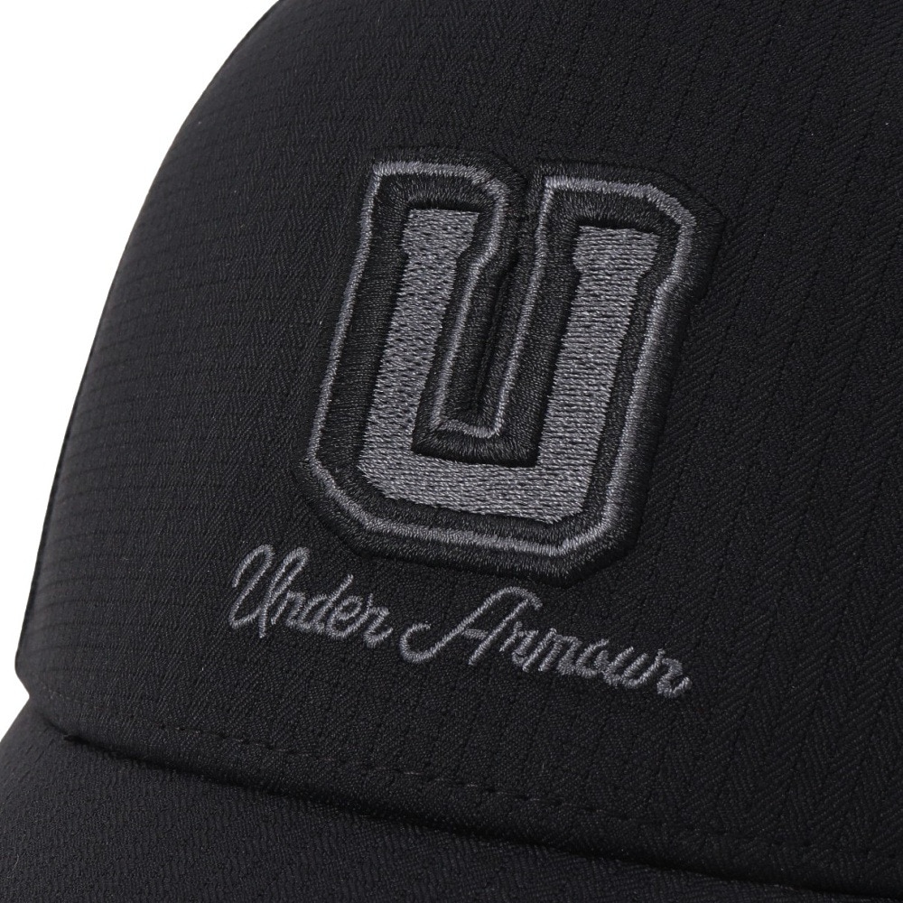 アンダーアーマー（UNDER ARMOUR）（メンズ）アイソチル アーマーベント トラッカーキャップ 1383437 002 黒 57-60cm 冷感