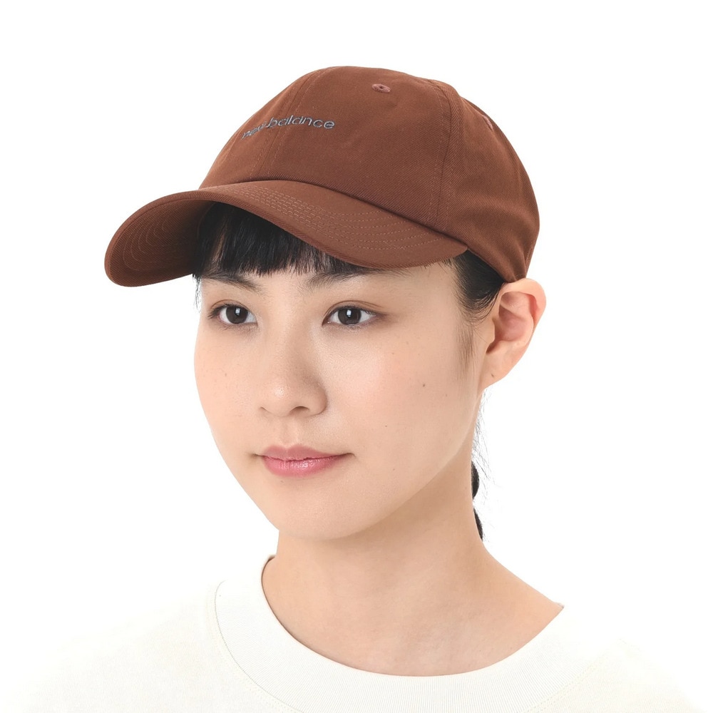 ニューバランス（new balance）（メンズ、レディース）リニアロゴキャップ LAH21100ROK 帽子 ブラウン
