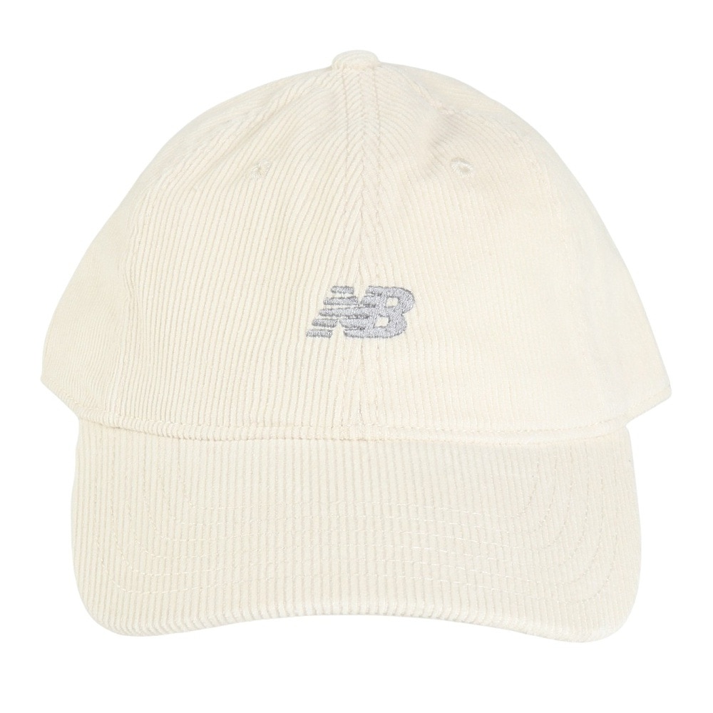 ニューバランス（new balance）（メンズ、レディース）帽子 6パネルウォッシュドコーデュロイキャップ LAH43005LIN オフホワイト フリーサイズ