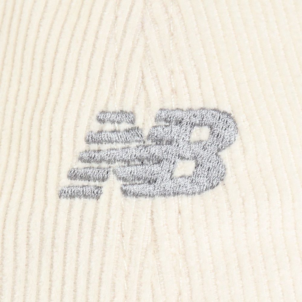ニューバランス（new balance）（メンズ、レディース）帽子 6パネルウォッシュドコーデュロイキャップ LAH43005LIN オフホワイト フリーサイズ