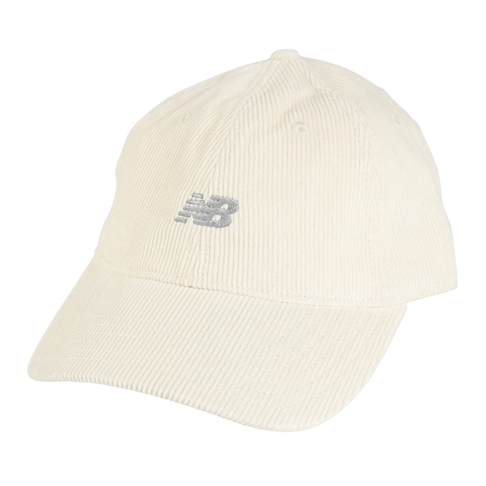 ニューバランス（new balance）（メンズ、レディース）帽子 6パネルウォッシュドコーデュロイキャップ LAH43005LIN オフホワイト フリーサイズ