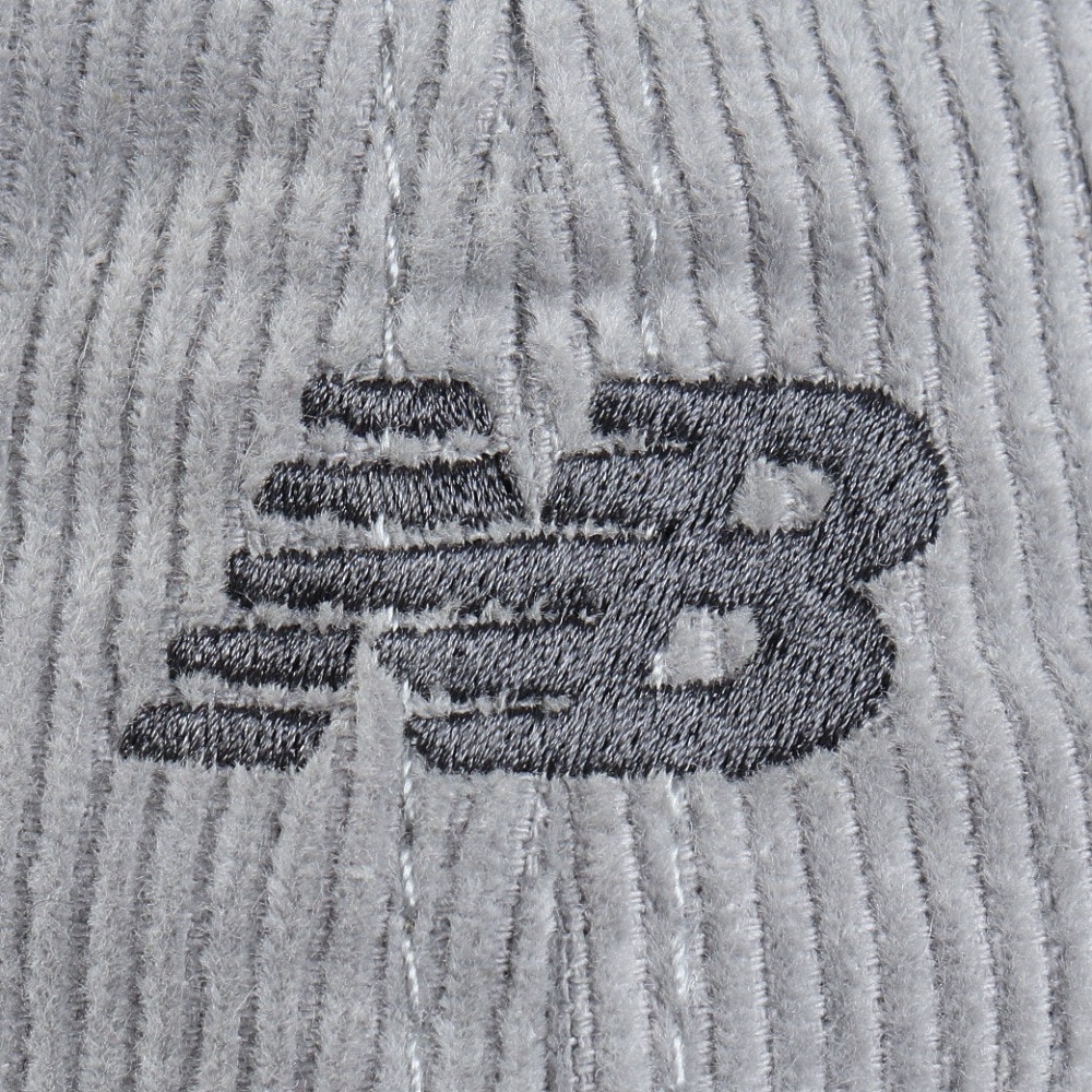 ニューバランス（new balance）（メンズ、レディース）帽子 6パネルウォッシュドコーデュロイキャップ LAH43005SLA グレー フリーサイズ