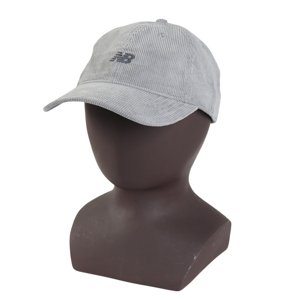 ニューバランス（new balance）（メンズ、レディース）帽子 6パネルウォッシュドコーデュロイキャップ LAH43005SLA グレー フリーサイズ