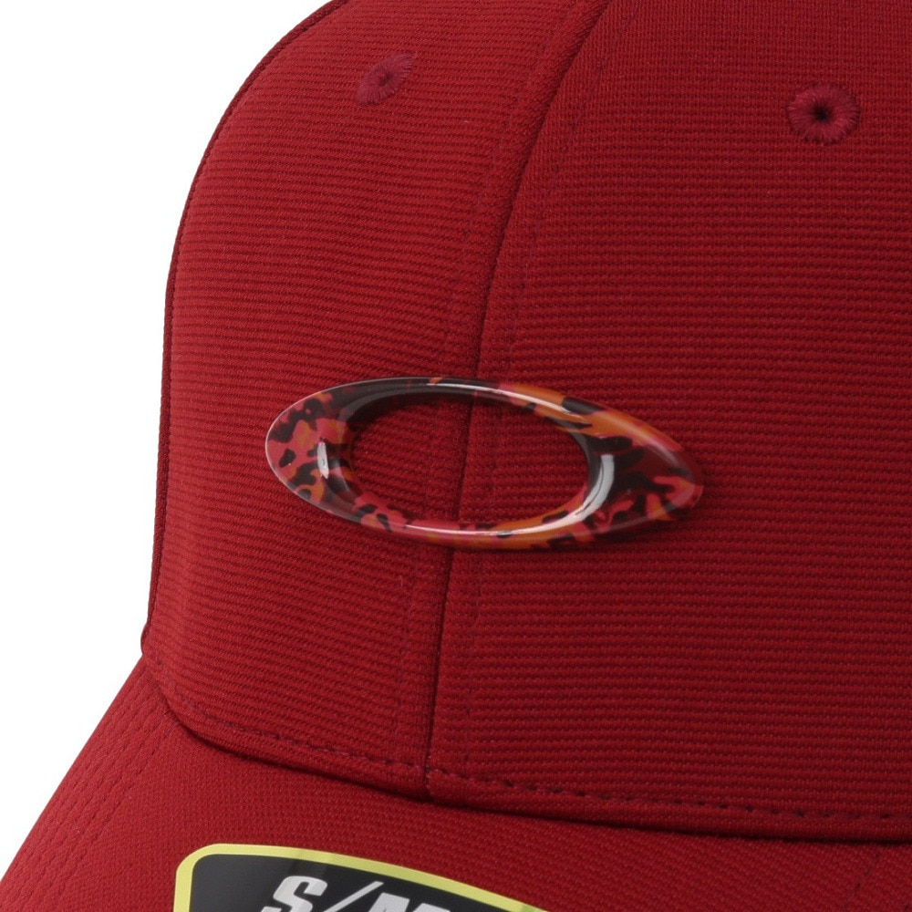 オークリー（OAKLEY）（メンズ）帽子 ティンカン キャップ 赤 M-S～LL-Lサイズ 911545-80U ベースボールキャップ 野球帽 スポーツキャップ