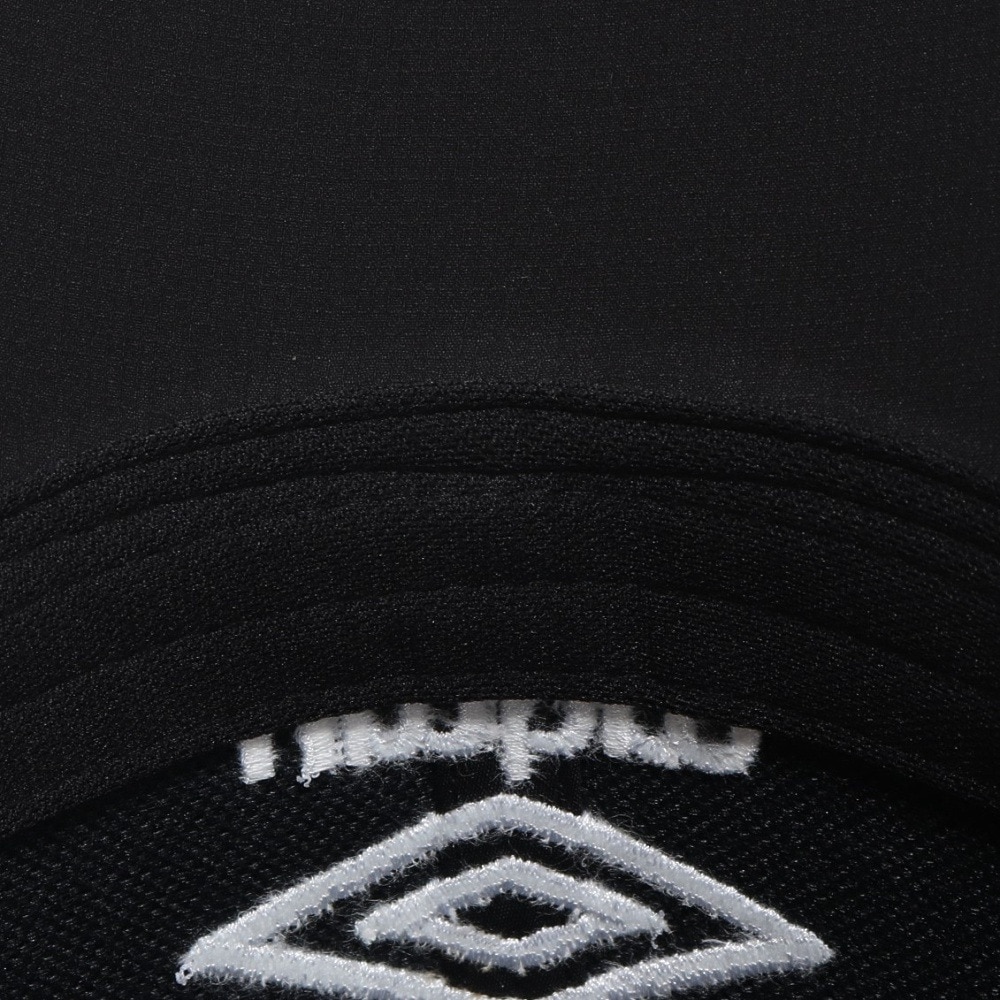 アンブロ（UMBRO）（メンズ、レディース）帽子 はっ水メッシュキャップ 黒 UF5SCP03U BK スポーツキャップ 撥水 暑さ対策 額部分冷却 男女兼用 