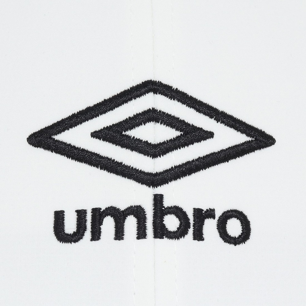 アンブロ（UMBRO）（メンズ、レディース）帽子 はっ水メッシュキャップ 白 UF5SCP03U WH スポーツキャップ 撥水 暑さ対策 額部分冷却 男女兼用 