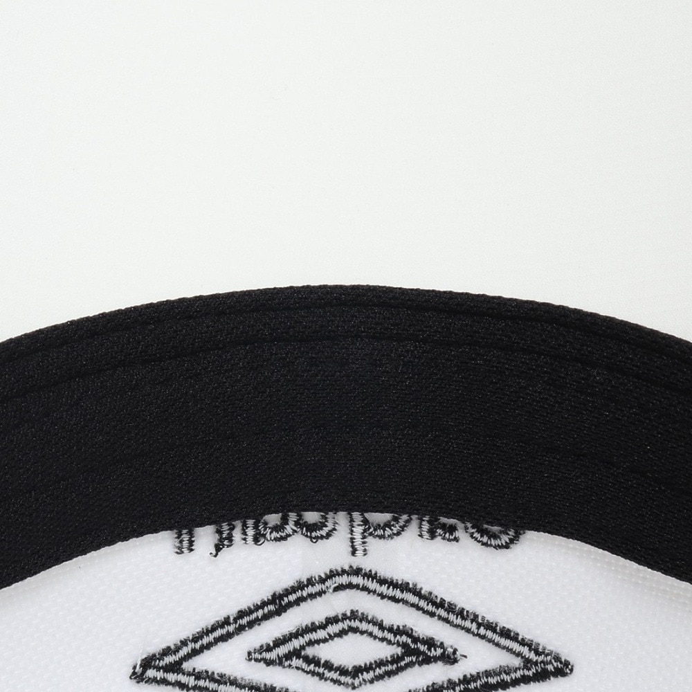 アンブロ（UMBRO）（メンズ、レディース）帽子 はっ水メッシュキャップ 白 UF5SCP03U WH スポーツキャップ 撥水 暑さ対策 額部分冷却 男女兼用 