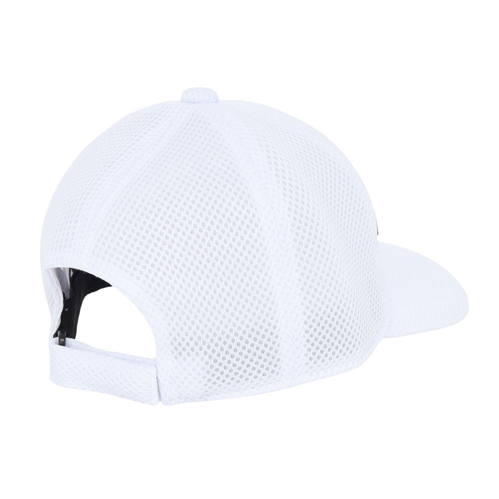 デサント（DESCENTE）（メンズ、レディース）帽子 Wラッセルメッシュキャップ 白 ST5SCP04U WH00 メッシュキャップ 抗菌防臭 サイズ調整可 男女兼用