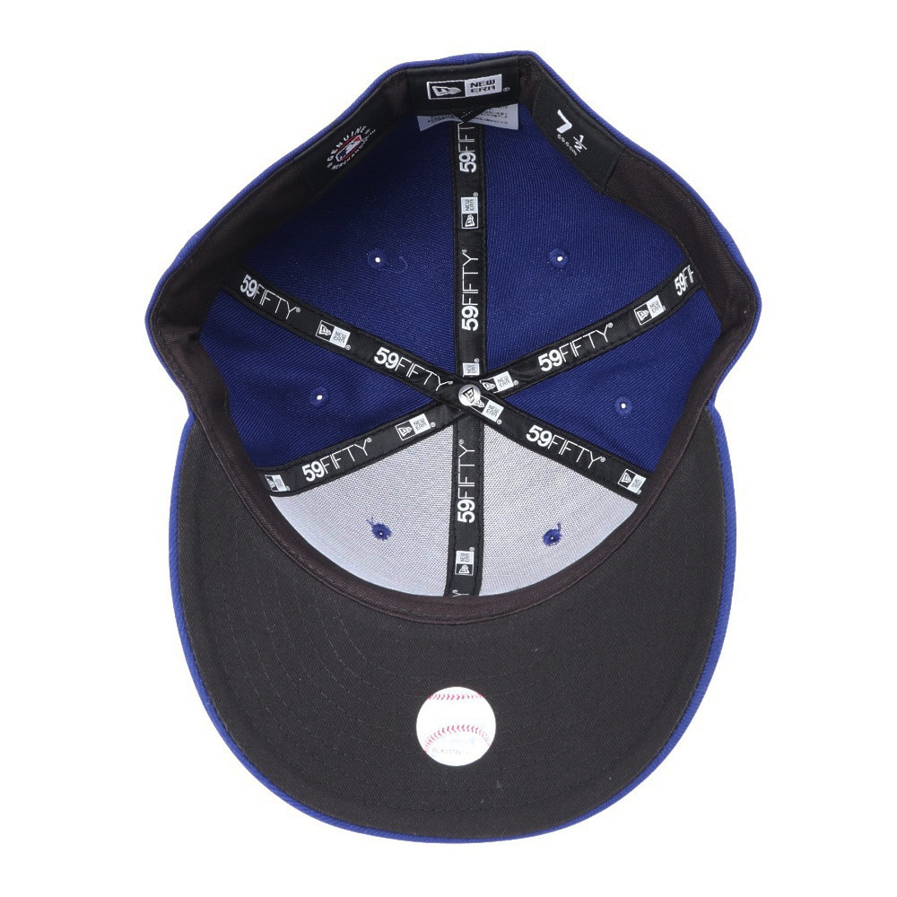ニューエラ（NEW ERA）（メンズ、レディース）キャップ PC 59FIFTY ロサンゼルス・ドジャース 14524607 帽子 57.7cm-59.6cm 青