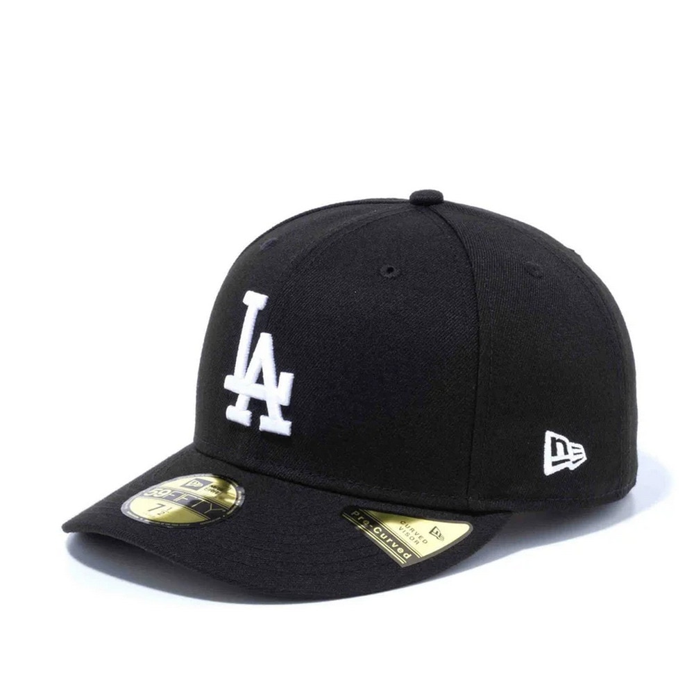 ニューエラ（NEW ERA）（メンズ、レディース）キャップ PC 59FIFTY ロサンゼルス・ドジャース 14524608 帽子 57.7cm-59.6cm 黒