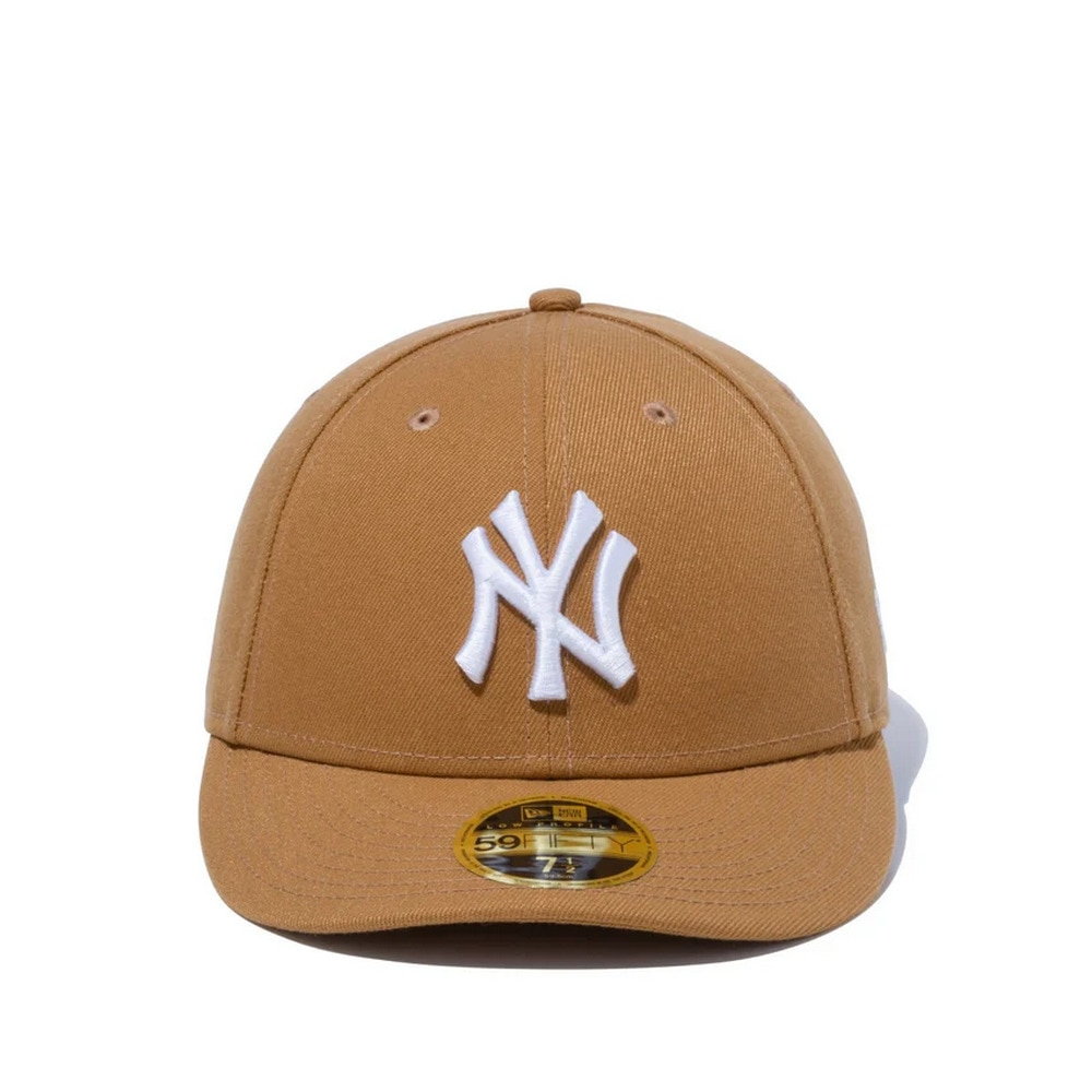 ニューエラ（NEW ERA）（メンズ、レディース）キャップ LP 59FIFTY ニューヨーク・ヤンキース 14524642 帽子 57.7cm-59.6cm ベージュ