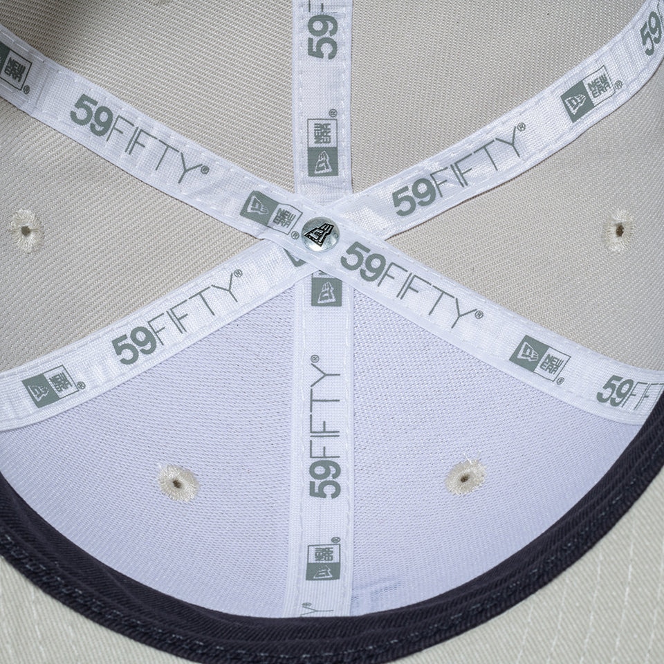 ニューエラ（NEW ERA）（メンズ、レディース）キャップ LP 59FIFTY ロサンゼルス・ドジャース グレー S-Lサイズ(57-59cm) 14524646 帽子 スポーツキャップ