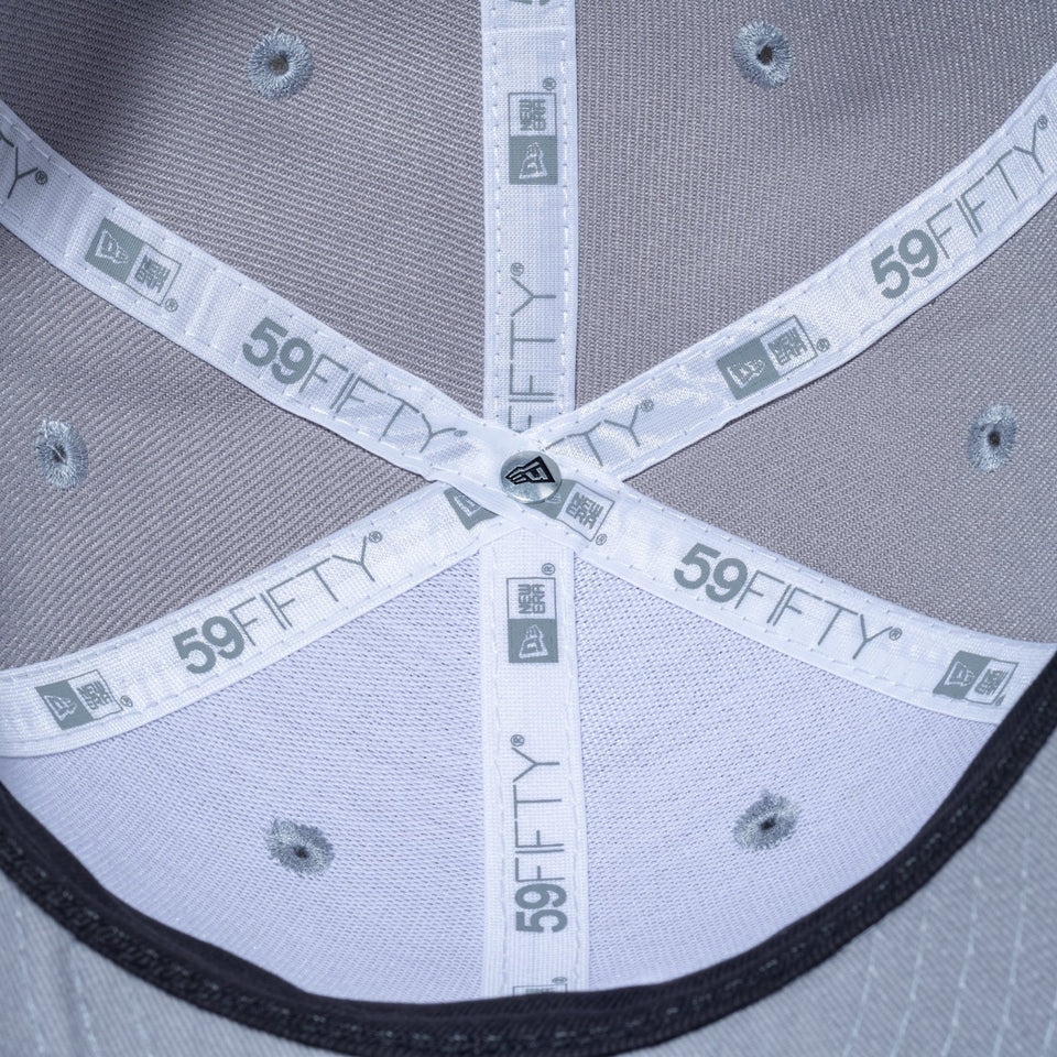 ニューエラ（NEW ERA）（メンズ、レディース）キャップ LP 59FIFTY ロサンゼルス ドジャース グレー×ホワイト 14524647