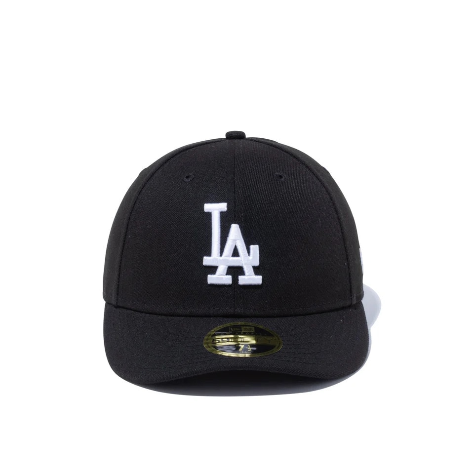 ニューエラ（NEW ERA）（メンズ、レディース）キャップ LP 59FIFTY ロサンゼルス ドジャース ブラック×ホワイト 14524648