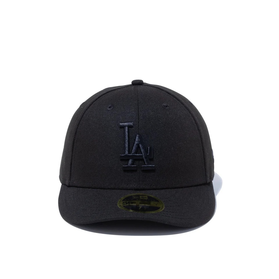 ニューエラ（NEW ERA）（メンズ、レディース）キャップ LP 59FIFTY ロサンゼルス ドジャース ブラック×ブラック 14524649