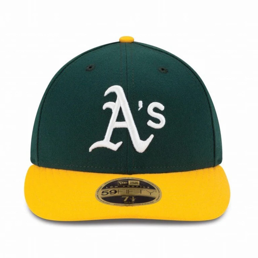 ニューエラ（NEW ERA）（メンズ、レディース）キャップ LP 59FIFTY MLBオンフィールド オークランド アスレチックス ホーム 14524662