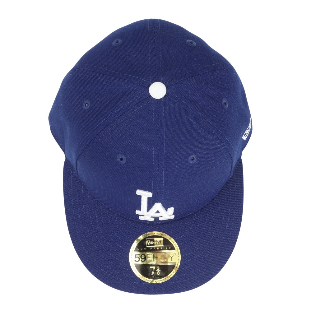 ニューエラ（NEW ERA）（メンズ、レディース）キャップ LP 59FIFTY MLBオンフィールド ロサンゼルス・ドジャース ゲーム 14524668 帽子 57.7cm-59.6cm 青
