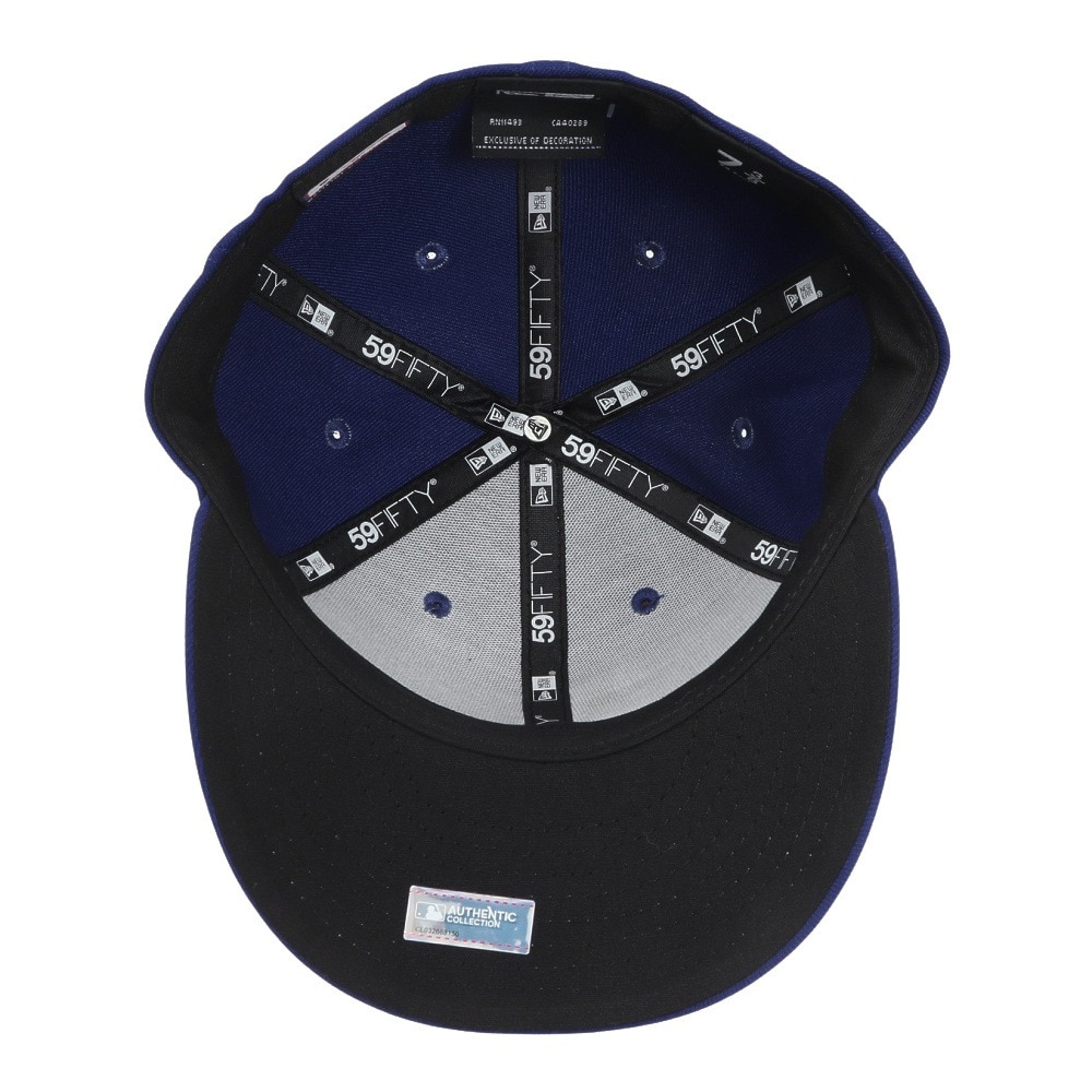 ニューエラ（NEW ERA）（メンズ、レディース）キャップ LP 59FIFTY MLBオンフィールド ロサンゼルス・ドジャース ゲーム 14524668 帽子 57.7cm-59.6cm 青