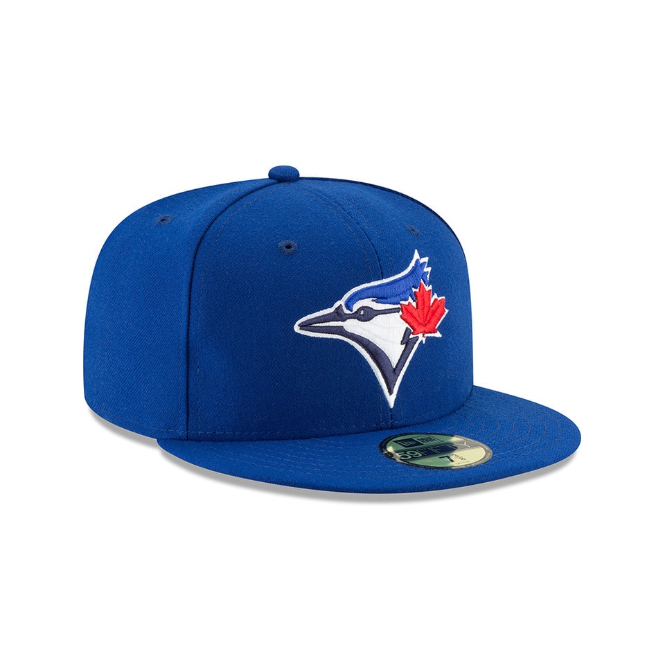 ニューエラ（NEW ERA）（メンズ、レディース）帽子 キャップ 59FIFTY MLBオンフィールド トロント・ブルージェイズ ゲーム 青 S-Lサイズ 14524838 