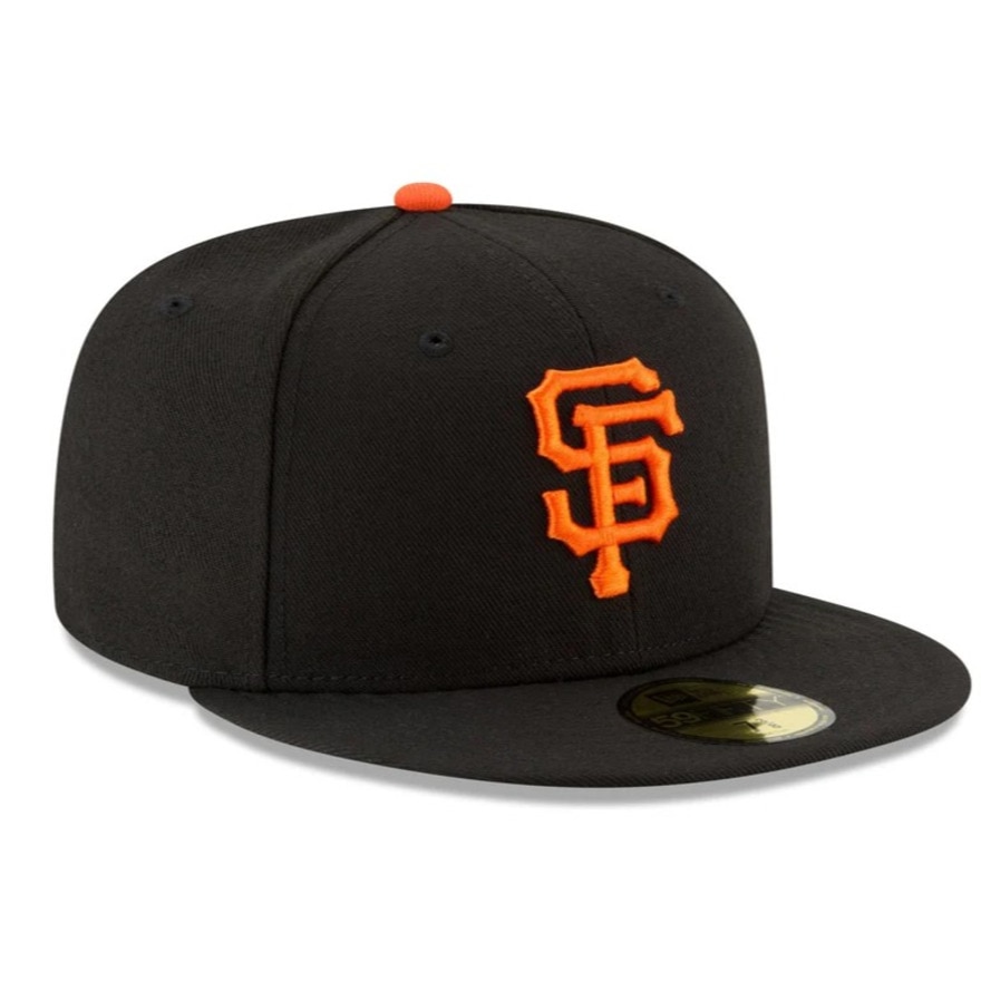 ニューエラ（NEW ERA）（メンズ、レディース）帽子 キャップ 59FIFTY MLBオンフィールド サンフランシスコ・ジャイアンツ ゲーム 14524852 57.7cm-59.6cm 黒