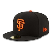 (メンズ、レディース)帽子 キャップ 59FIFTY MLBオンフィールド サンフランシスコ・ジャイアンツ ゲーム 14524852 57.7cm-59.6cm 黒