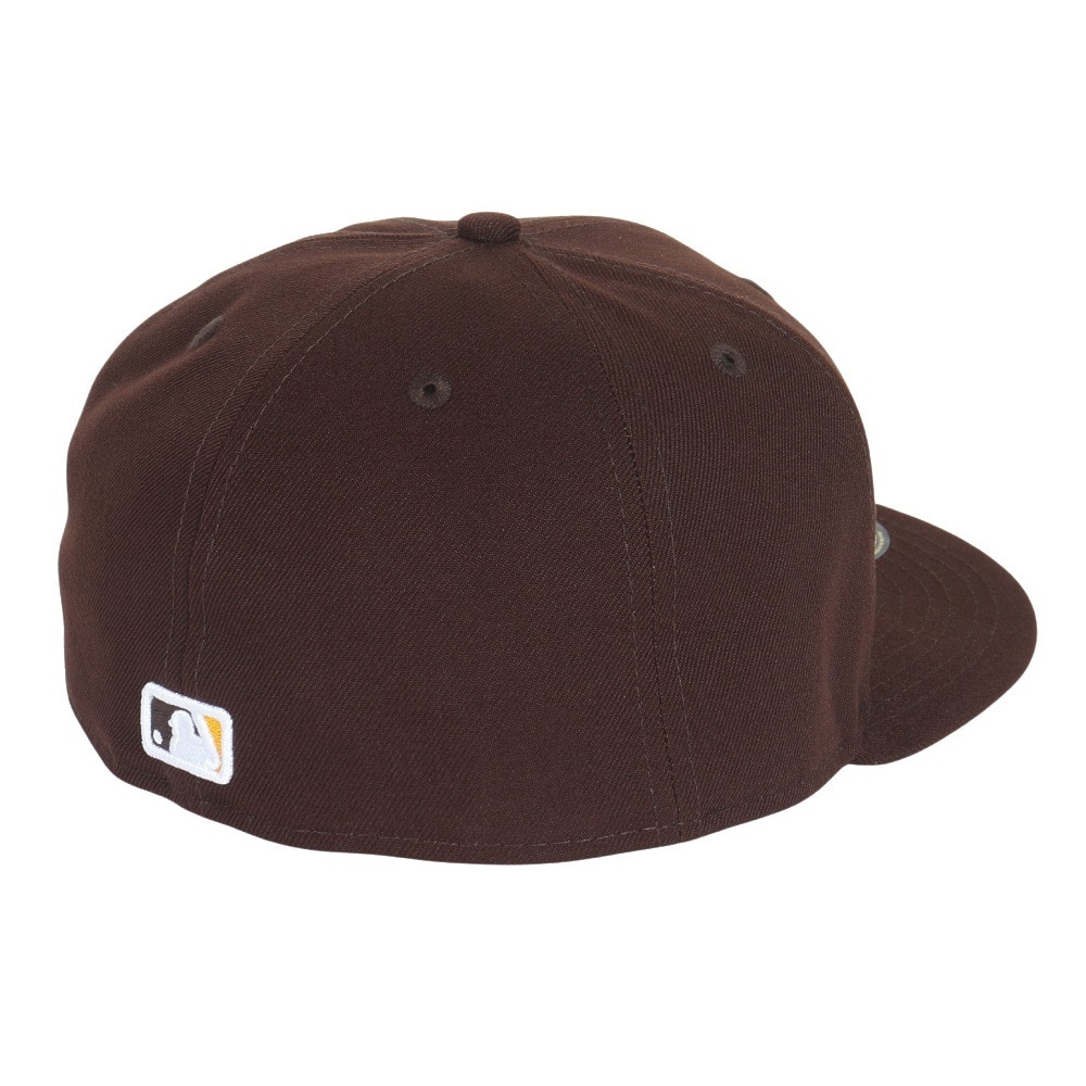 ニューエラ（NEW ERA）（メンズ、レディース）キャップ 59FIFTY MLB オンフィールド サンディエゴ パドレス ゲーム 14524854 茶色